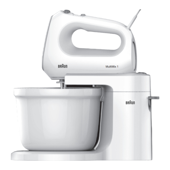 BRAUN MULTIMIX 1 MANUAL Pdf Download | ManualsLib