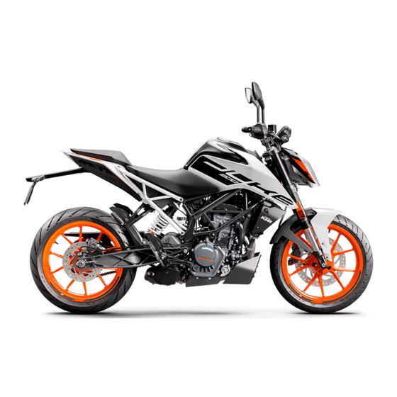 KTM 200 DUKE 2021 Owner's Manual