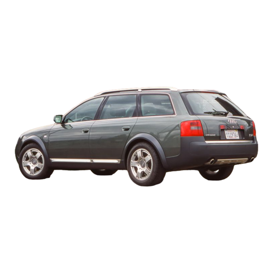 Audi Allroad Owner S Manual Pdf Download Manualslib