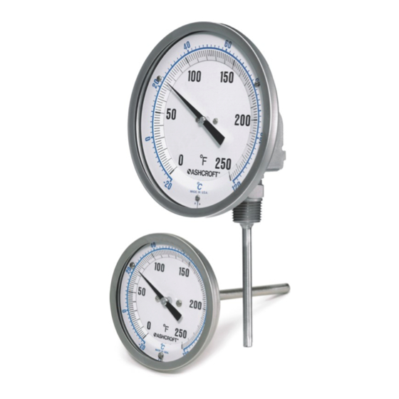 ASHCROFT A INSTALLATION AND MAINTENANCE INSTRUCTION MANUAL Pdf Download