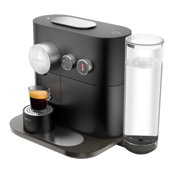 Krups MY MACHINE NESPRESSO EXPERT User Manual