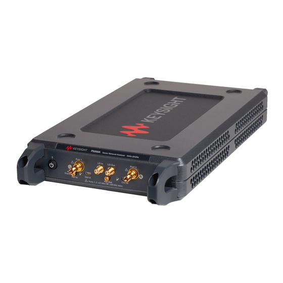 Keysight Technologies P5000A Series Quick Start Manual
