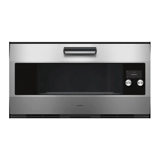 Gaggenau EB 333 411 Instruction Manual