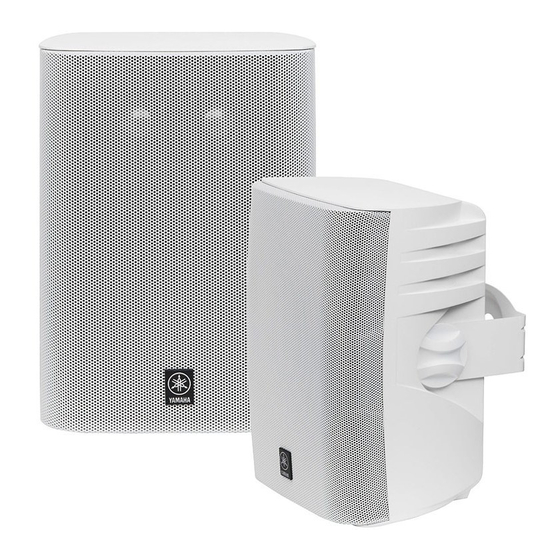 Yamaha AW570WH - Left / Right CH Speakers Owner's Manual