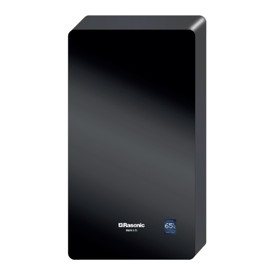 Rasonic RWH-ST5 Installation And Operating Instructions Manual