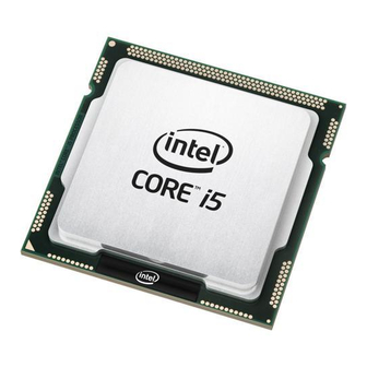 Intel Core i5 Installation Instructions Manual