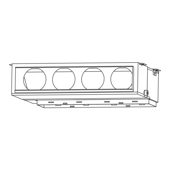 Fujitsu INDOOR UNIT (Duct Type) AIR CONDITIONER Installation Manual