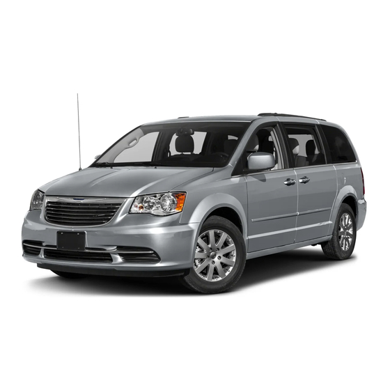 User Manuals: Chrysler 2013 Town&Country Minivan