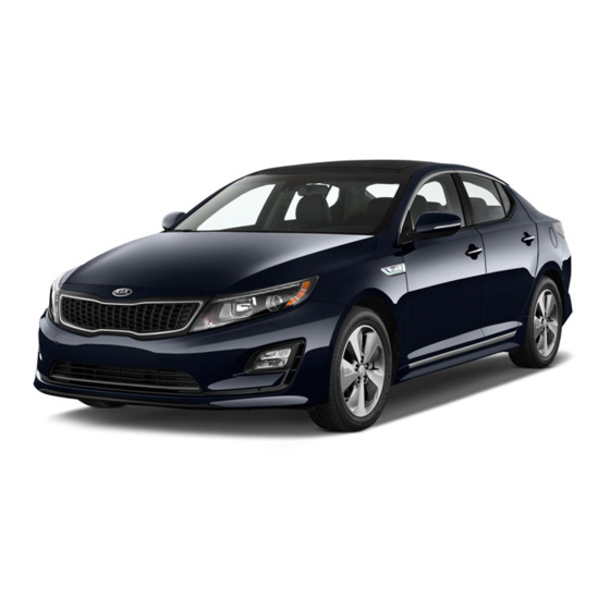 Kia 2016 Optima Hybrid Manual