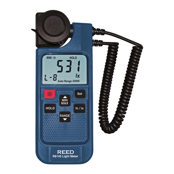 REED R8140 Instruction Manual