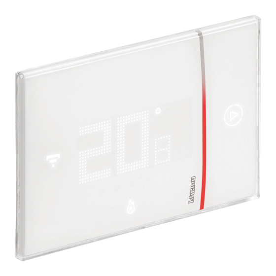 Bticino Smarther X8000W Quick Start Manual