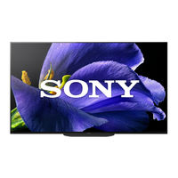 Sony BRAVIA OLED 55AG9 Reference Manual