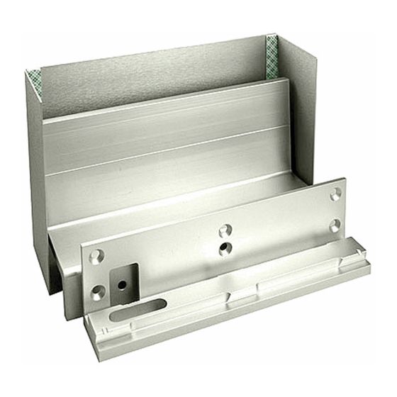 Assa Abloy Securitron TJ-38 TOP JAM KIT Installation Instructions Manual