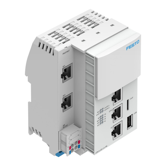 Festo CPX-E-CEC PN Instructions