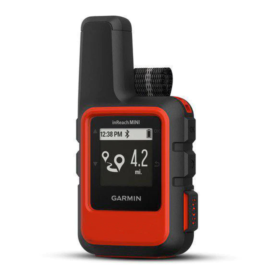 EVERYWHERE COMMUNICATIONS Garmin inReach MINI Manuals