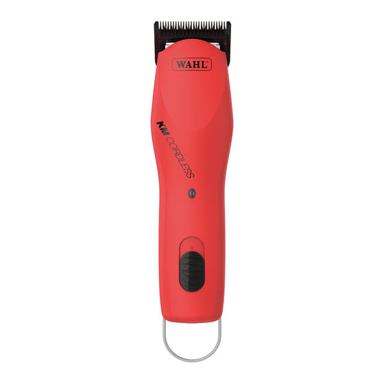 Wahl KM CORDLESS 09596-200 Operation Manual
