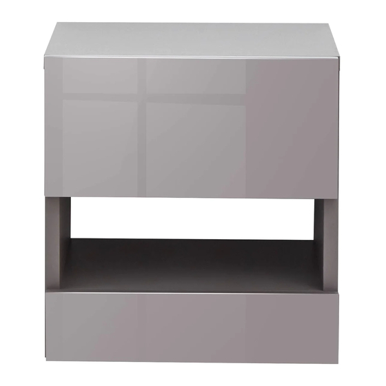GFW Galicia Bedside Chests Manuals