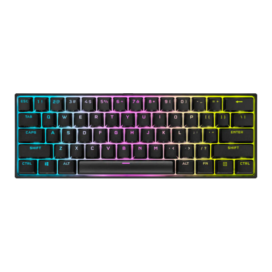 CORSAIR K65 RGB MINI MANUAL Pdf Download