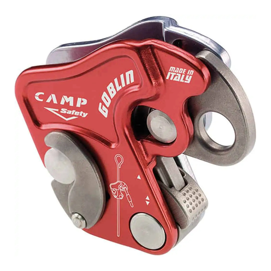 CAMP SAFETY GOBLIN MANUAL Pdf Download ManualsLib