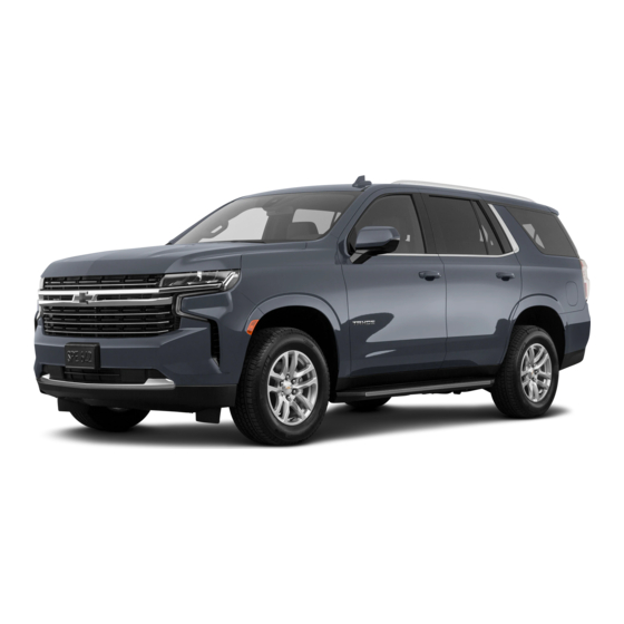 Chevrolet Tahoe 2022 Owner's Manual