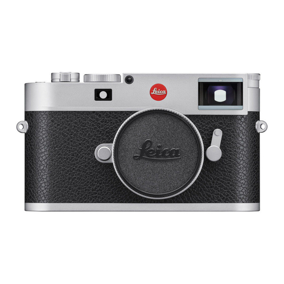 LEICA M11 INSTRUCTION MANUAL Pdf Download | ManualsLib LEICA M11 INSTRUCTION MANUAL Pdf Download
