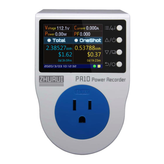 ZHURUITEC PR10E USER MANUAL Pdf Download ManualsLib