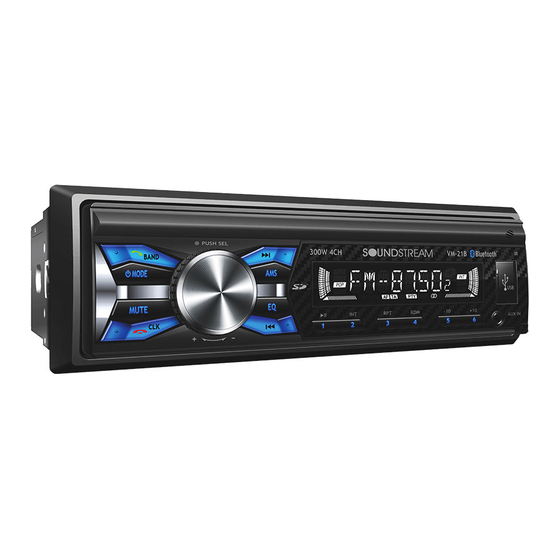 SOUNDSTREAM VM21B USER MANUAL Pdf Download ManualsLib