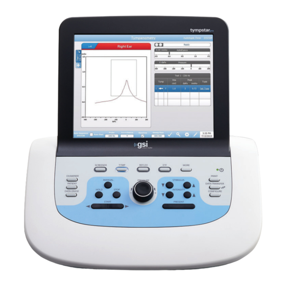 GSI TYMPSTAR PRO USER MANUAL Pdf Download ManualsLib