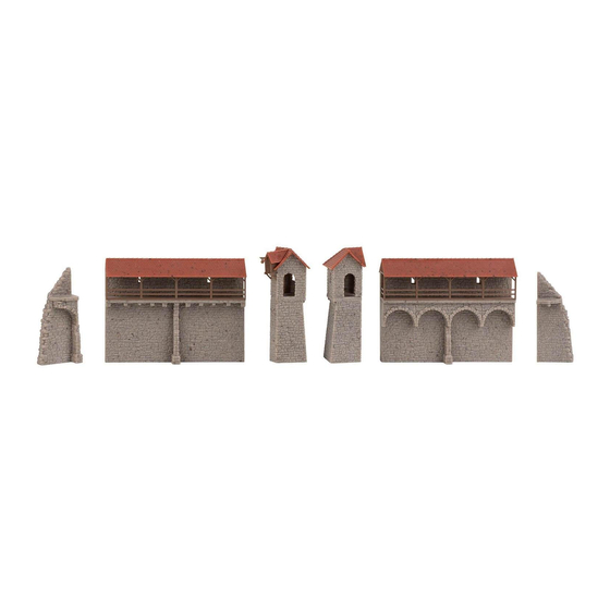 Faller OLD-TOWN WALL SET 232170 Manuals