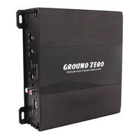 Ground Zero GZIA 2130HPX-B Owner's Manual