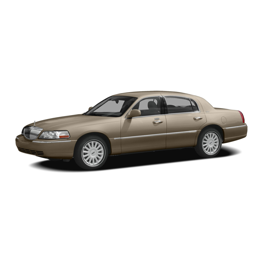 Lincoln 2008 Town Car Owner's Manual