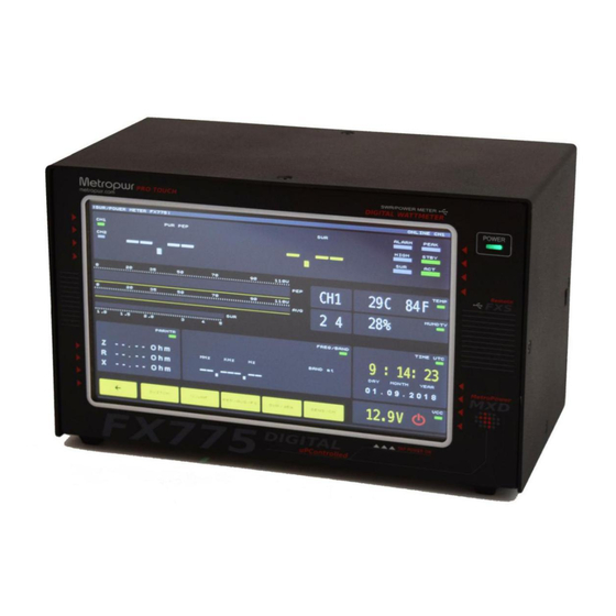 MetroPWR FX775 User Manual