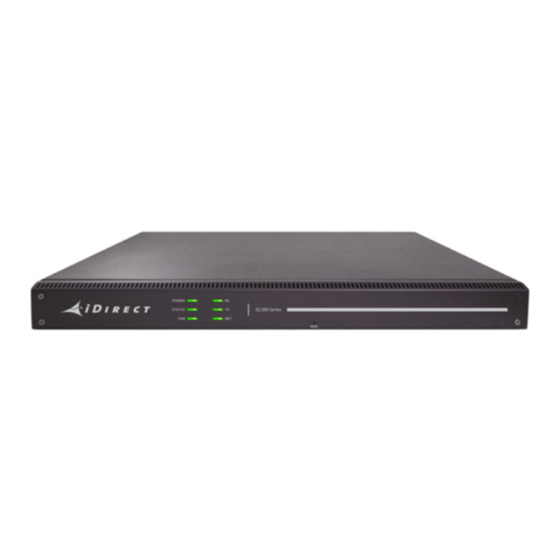 IDIRECT IQ 200 INSTALLATION, SUPPORT, AND MAINTENANCE MANUAL Pdf
