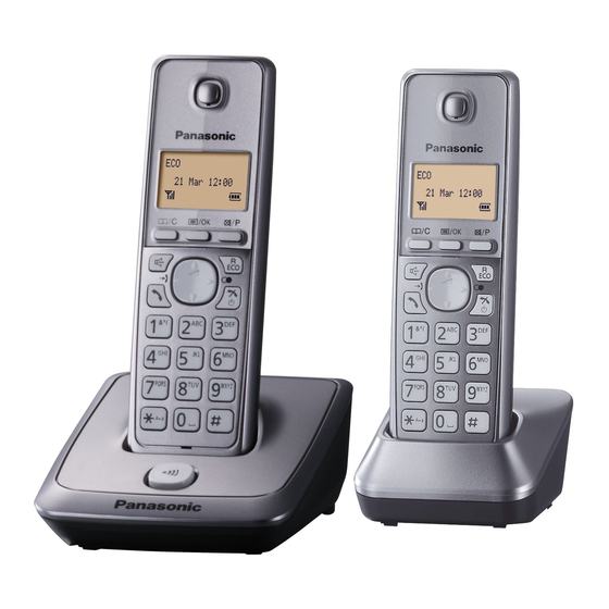 PANASONIC KX-TG2711C OPERATING INSTRUCTIONS MANUAL Pdf Download ...