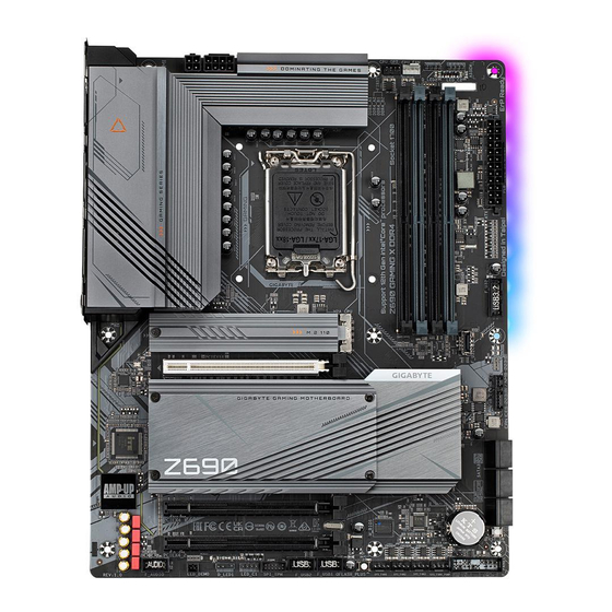 Gigabyte Z690 GAMING X User Manual