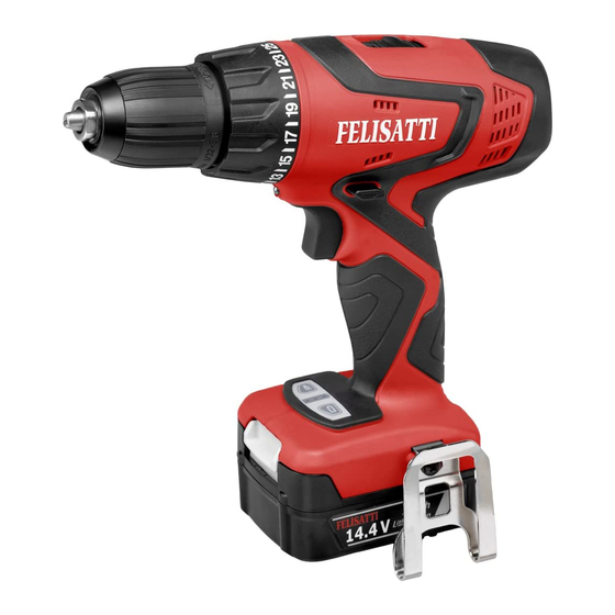 FELISATTI DC10/14,4L2 ORIGINAL INSTRUCTION MANUAL Pdf Download | ManualsLib