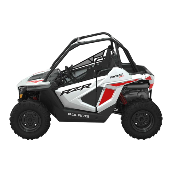 POLARIS RZR 200 EFI 2021 OWNER'S MANUAL Pdf Download | ManualsLib