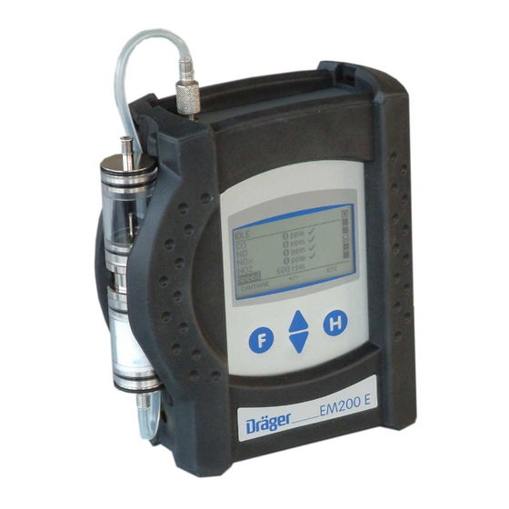 DRÄGER EM200-E INSTRUCTION MANUAL Pdf Download | ManualsLib