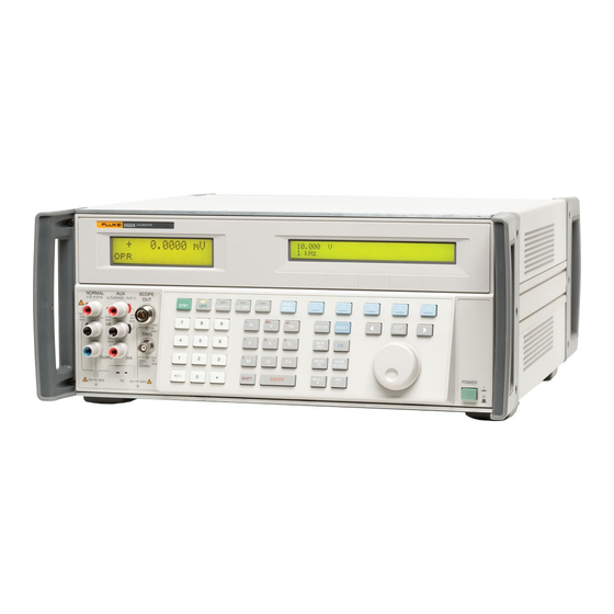 Fluke 5520A Operator's Manual
