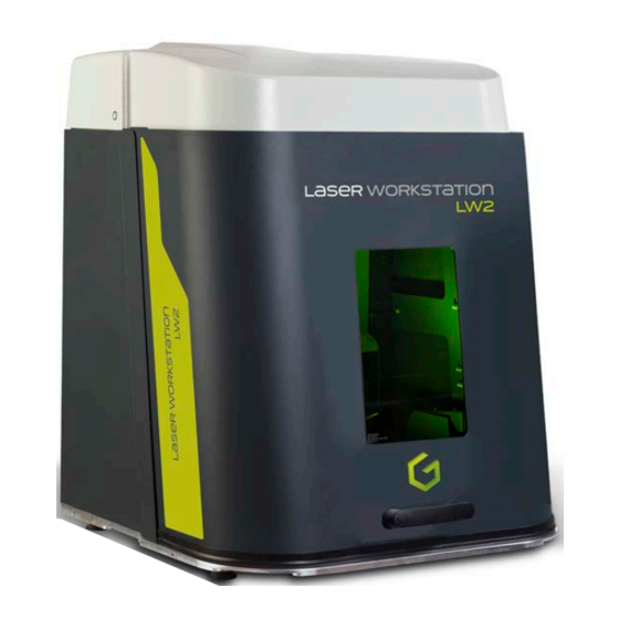 Gravotech Laser Workstation LW2 Operating And Maintenance Manual