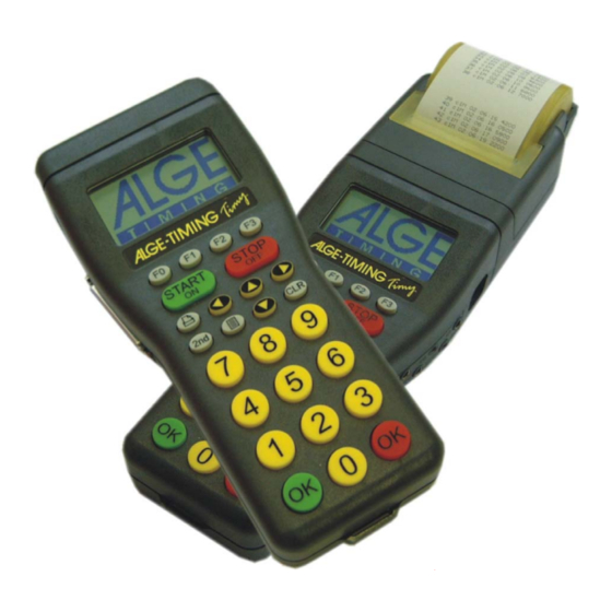 ALGE-Timing TIMY Instructions Manual
