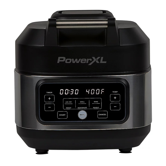 TriStar PowerXL Grill Air Fryer Home Quick Start Manual