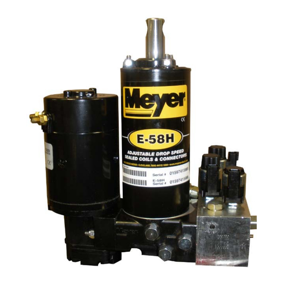 Meyer E-58H Service Manual