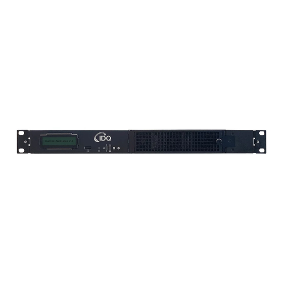 IDQ Quantis Appliance User Manual