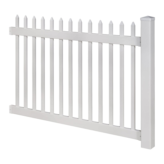 WamBam Nantucket Vinyl Picket Quick Start Manual