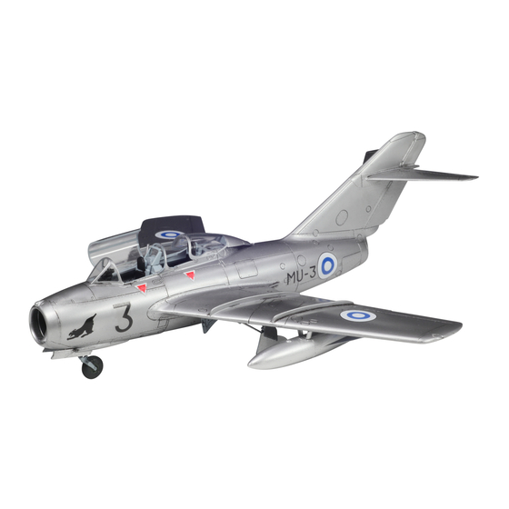 Eduard Zoom UTI MiG-15 Weekend Quick Start Manual