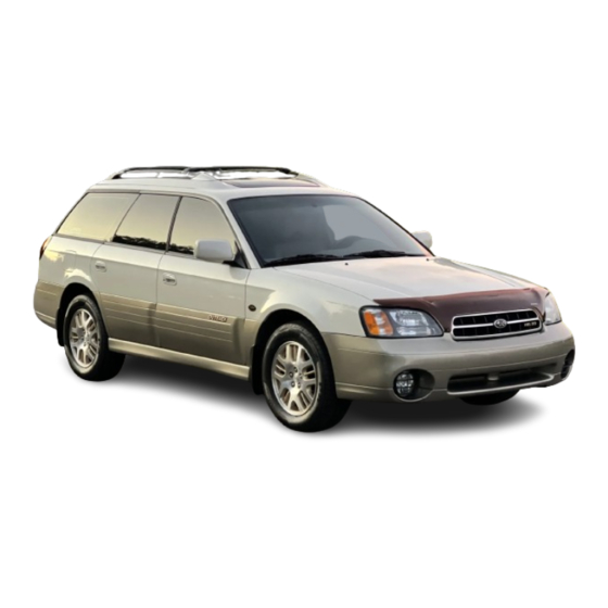 Subaru 2001 Legacy Owner's Manual