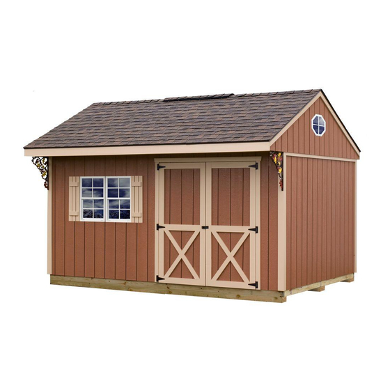 Best Barns Northwood Deluxe 14'x10' Assembly Book
