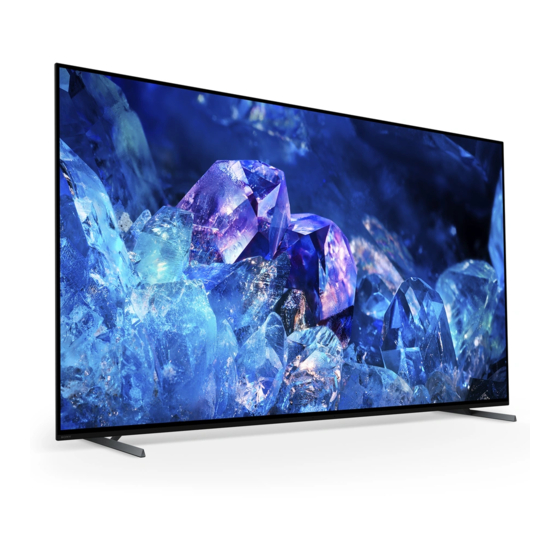 SONY BRAVIA XR77A80K SETUP MANUAL Pdf Download ManualsLib