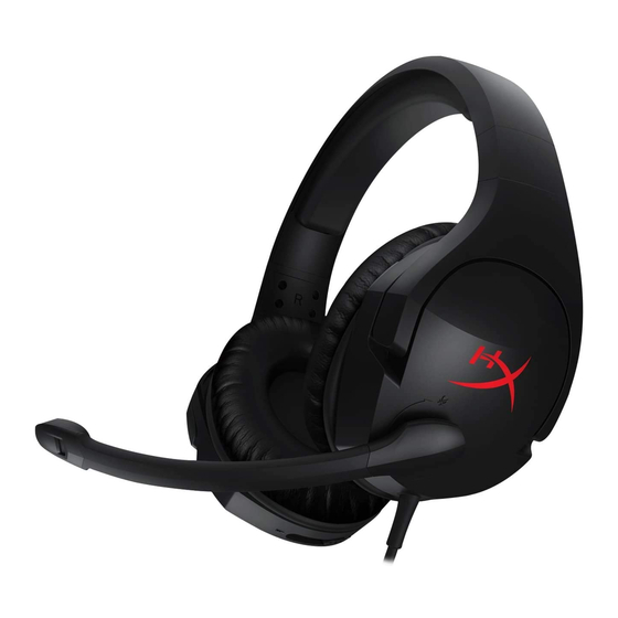 Hyperx Cloud Stinger User Manual Pdf Download Manualslib